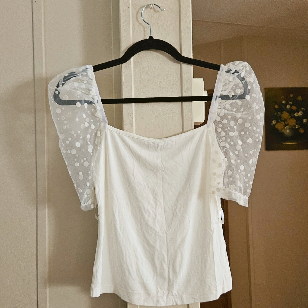 Shein Puff Sleeve Top